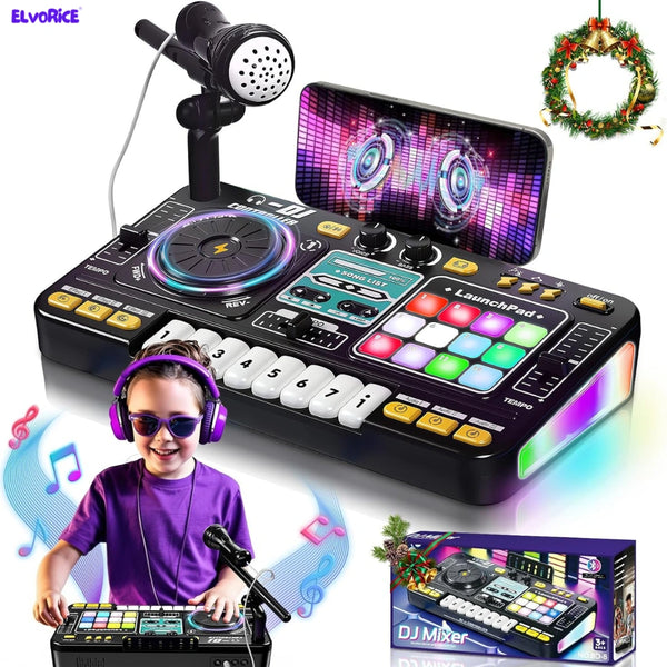 Elvorice™ - Kids DJ Music Mixer